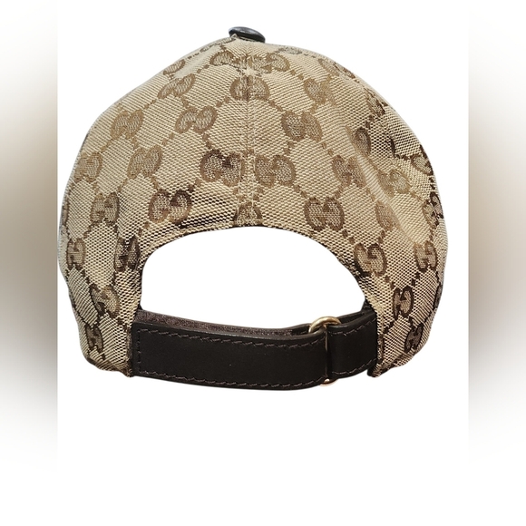 Super EUC Gucci Brown Patterned Baseball Hat main image 4